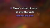 Karaoké There's a Kind of Hush - The Carpenters