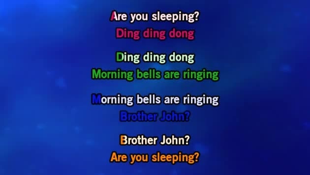 Brother John – Nursery Rhyme Song with Lyrics in French and in English