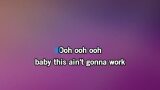 This Ain't Gonna Work Karaoke - Alain Clark