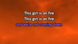 Girl on Fire (main version) Karaoke - Alicia Keys