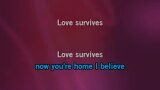 Video Karaoke Liedje Love Survives - Irene Cara