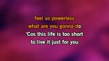 Powerless (Say What You Want) Karaoke - Nelly Furtado