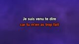 Karaoké Je suis venu te dire que je m'en vais - Serge Gainsbourg