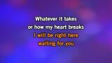 Singen Right Here Waiting Karaoke - Richard Marx - MP3 Karaoke