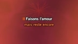 Singen Avant de nous dire adieu Karaoke - Jeane Manson - MP3 Karaoke