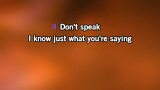 Karaoké Don't Speak - Sarah Menescal