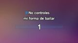 Karaoké No Controles (remix) - Patricia Manterola