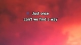 Karaoké Just Once - James Ingram