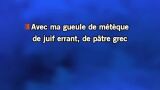Karaoké Le métèque - Georges Moustaki