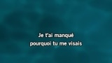 Video Karaoke Je t'ai manqué - Alain Bashung