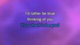 Singen I'd Rather Be Blue Over You (Than Happy with Somebody Else) Karaoke - Funny Girl (film) - MP3 Karaoke