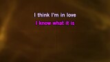 Karaoké I Think I'm in Love with You - Jessica Simpson