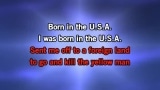 Video Karaoke Liedje Born in the USA - Bruce Springsteen