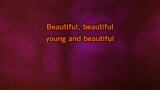 Video Karaoke We're Young And Beautiful - Carrie Underwood