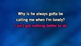 Karaokê Callin' Me When I'm Lonely - Sheryl Crow
