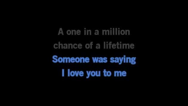 one in a million you larry graham karaoke