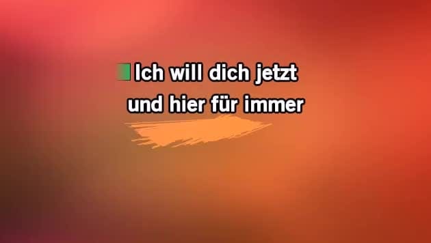 Singen Jetzt und hier f r immer Karaoke Beatrice Egli MP3 Karaoke