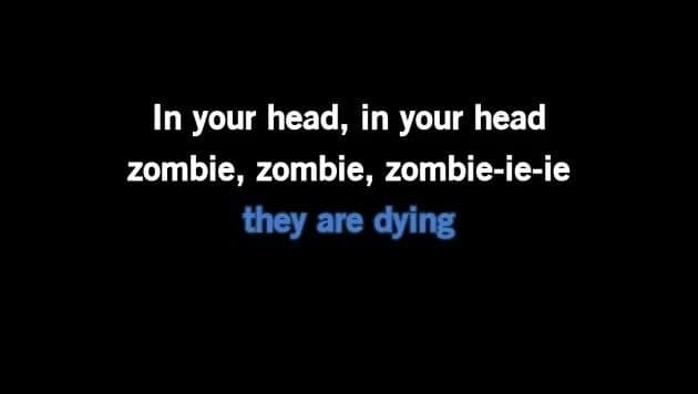 Karaoke Zombie - The Cranberries - CDG, MP4, KFN - Karaoke Version