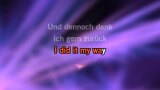 Singen So leb dein Leben (My Way) Karaoke - Harald Juhnke - MP3 Karaoke