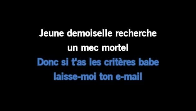 Diam's - Jeune demoiselle Lyrics & traduction