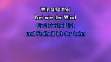 Karaoké Frei wie der Wind - Santiano