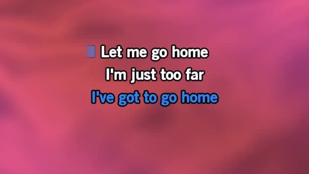 home blake shelton lyrics karaoke