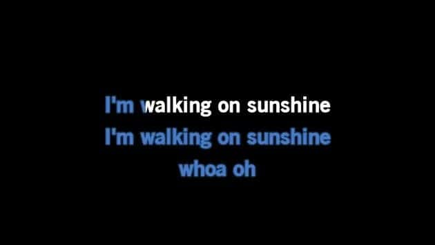 Walking On Sunshine Lyrics