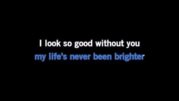 Karaoke I Look So Good Without You Jessie James Cdg Mp4 Kfn