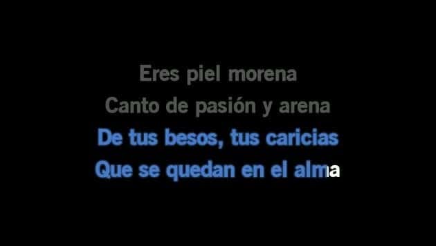 Karaoke Piel Morena - Thalía - CDG, MP4, KFN - Versión Karaoke