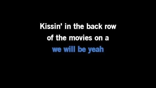 Karaoke Kissin in the Back Row of the Movies The Drifters