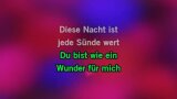 Video Karaoke Diese Nacht ist jede Sünde wert - Andrea Berg