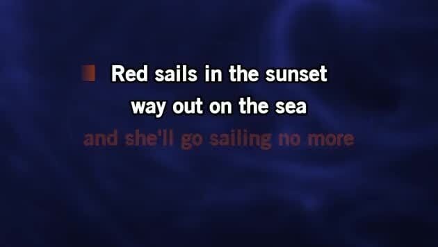 Karaoke Red in Sunset - Dean Martin - the Karaoke - Karaoke Version