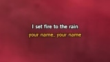 Video Karaoke Set Fire to the Rain - Adele - Karaoke Canzoni