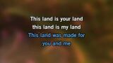 Karaokê This Land Is Your Land - Pete Seeger