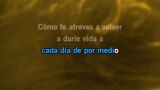 Karaoké Cómo te atreves - Morat