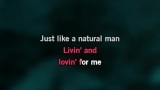 Video Karaoke A Natural Man - Lou Rawls