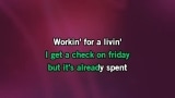 Workin' for a Livin' (duet) Karaoke - Garth Brooks