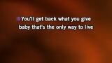 Karaoké Get What You Got Comin' - Van Zant