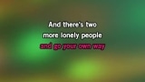 Video Karaoke Liedje Two More Lonely People - Miley Cyrus