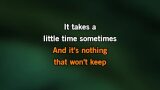 Takes A Little Time Karaoke - Amy Grant