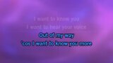 Karaoké I Want to Know You - Sonicflood