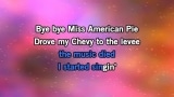 Video Karaoke American Pie (45 version) - Don McLean