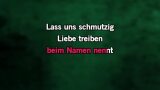 Karaoké Laß uns schmutzig Liebe machen - Die Schröders