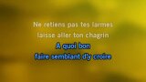 Ne retiens pas tes larmes (piano/voix) Karaoke - Amel Bent