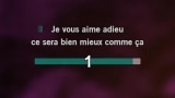 Video Karaoke Je vous aime adieu - Hélène Ségara - Karaoke Canzoni