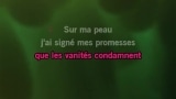 Video Karaoke Liedje Sur ma peau - 1789