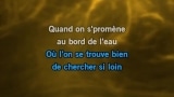 Video Karaoke Quand on s'promène au bord de l'eau - Jean Gabin - Karaoke Canzoni