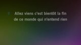 C'est bientôt la fin Karaoke - Mozart l'opéra rock