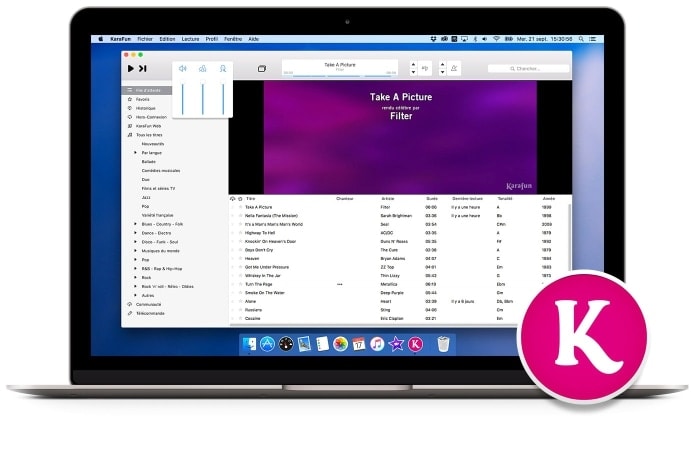 Reproductor de karaoke KaraFun para Mac