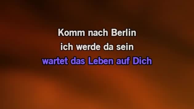 Karaoke Komm Nach Berlin Tanja Lasch Cdg Mp4 Kfn Karaoke Version